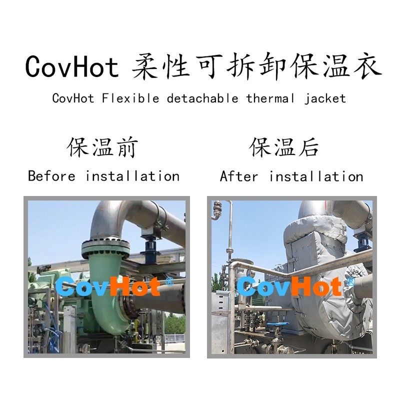 山东省某企业压缩机冬季防冻保温衣项目